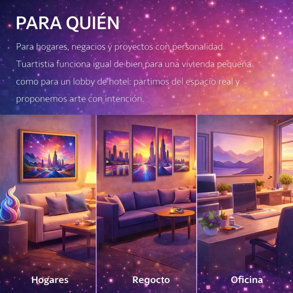 Arte para hogares, negocios y proyectos con personalidad